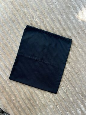 Givenchy Black Embossed Logo Dust Bag
